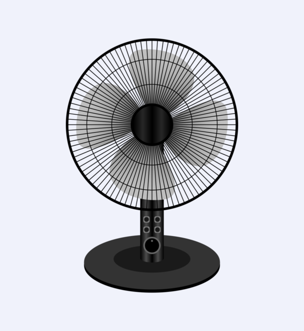 Europe Hot Sell Model 16inch Oscillating Remi Standing Table Desk Fan