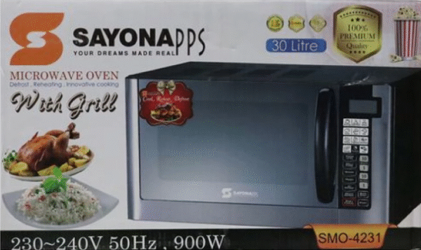 Sayona 30L Microwave & Grill SMO -4231